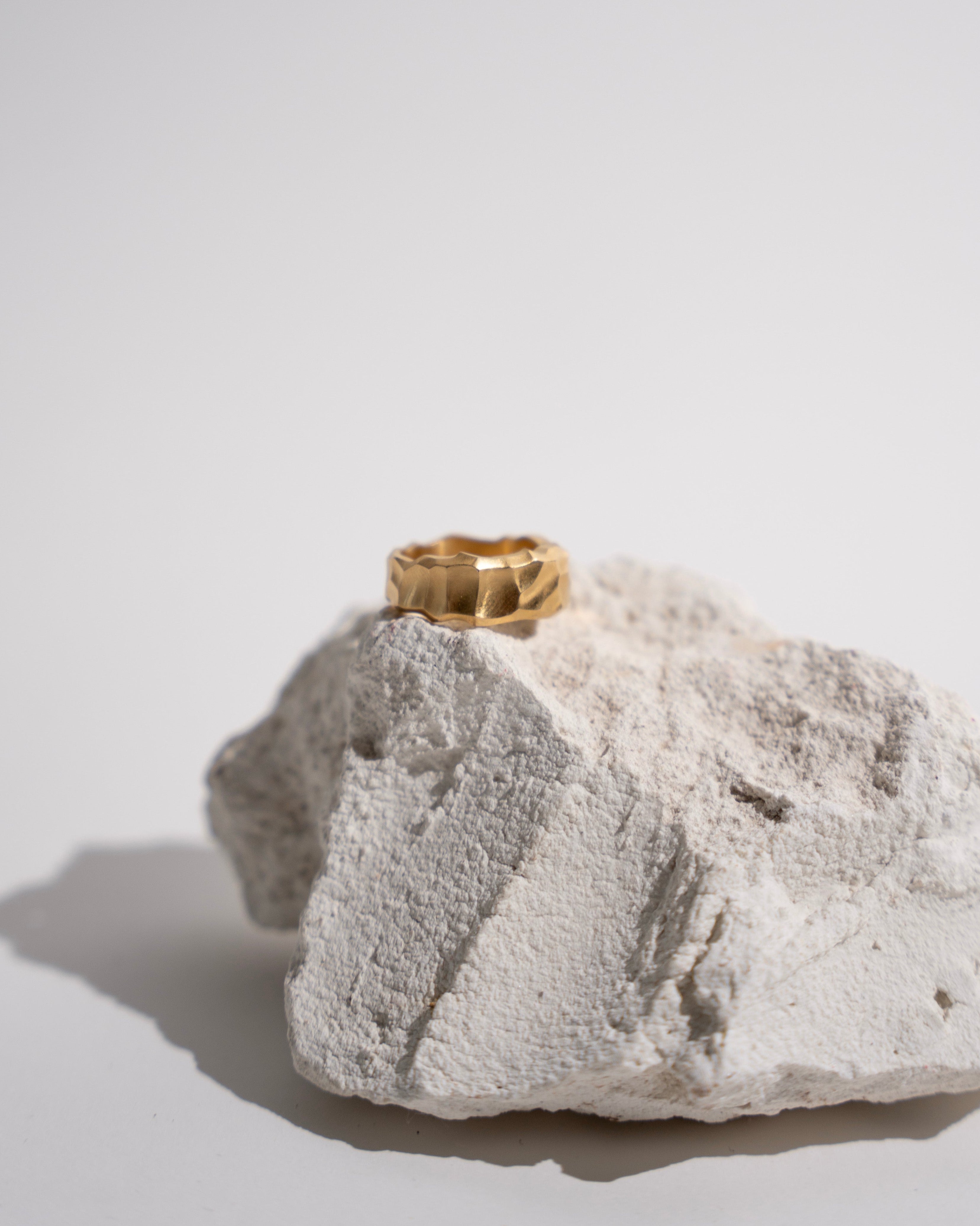 Golden Rock Ring