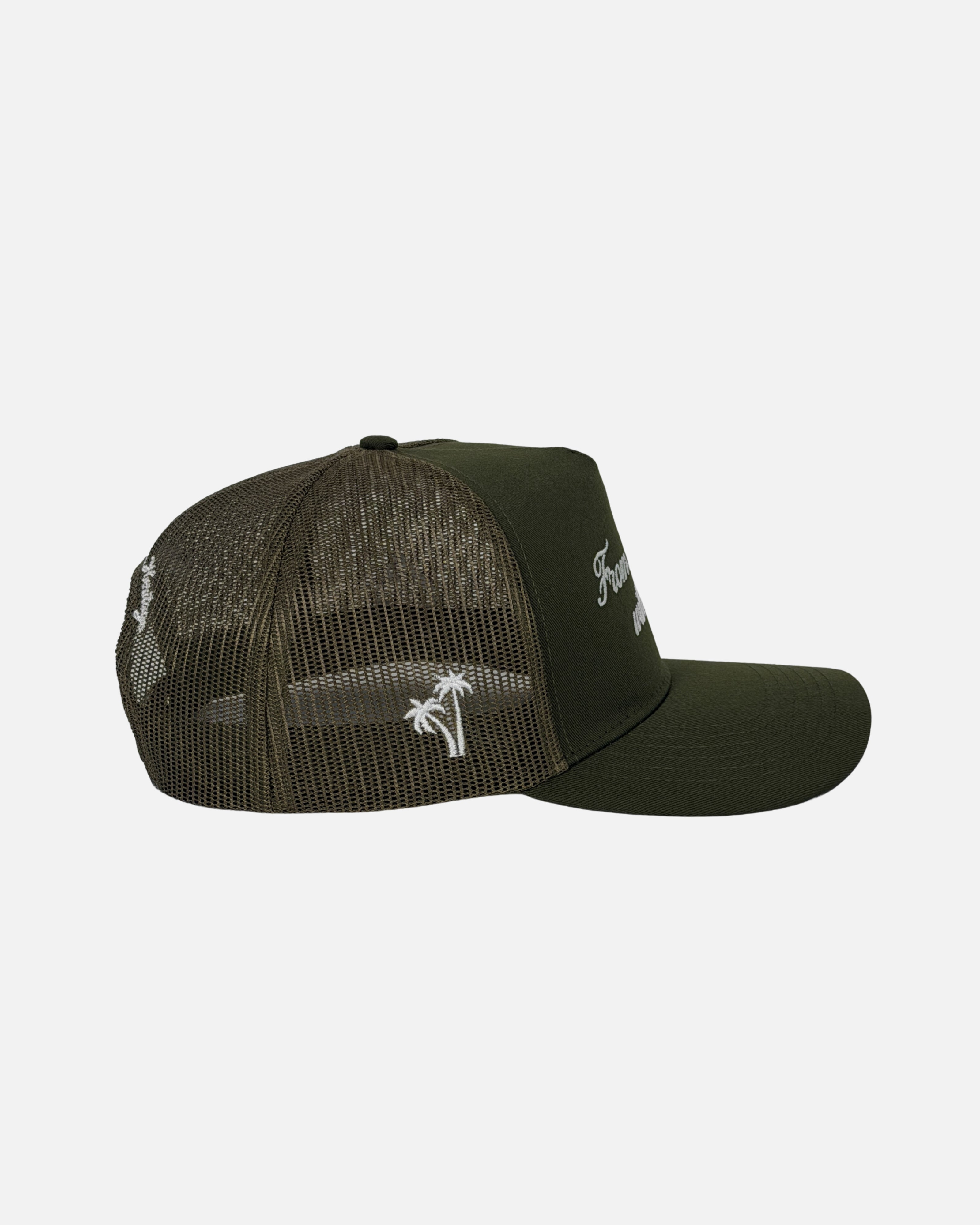 Marbella Olive Trucker Cap