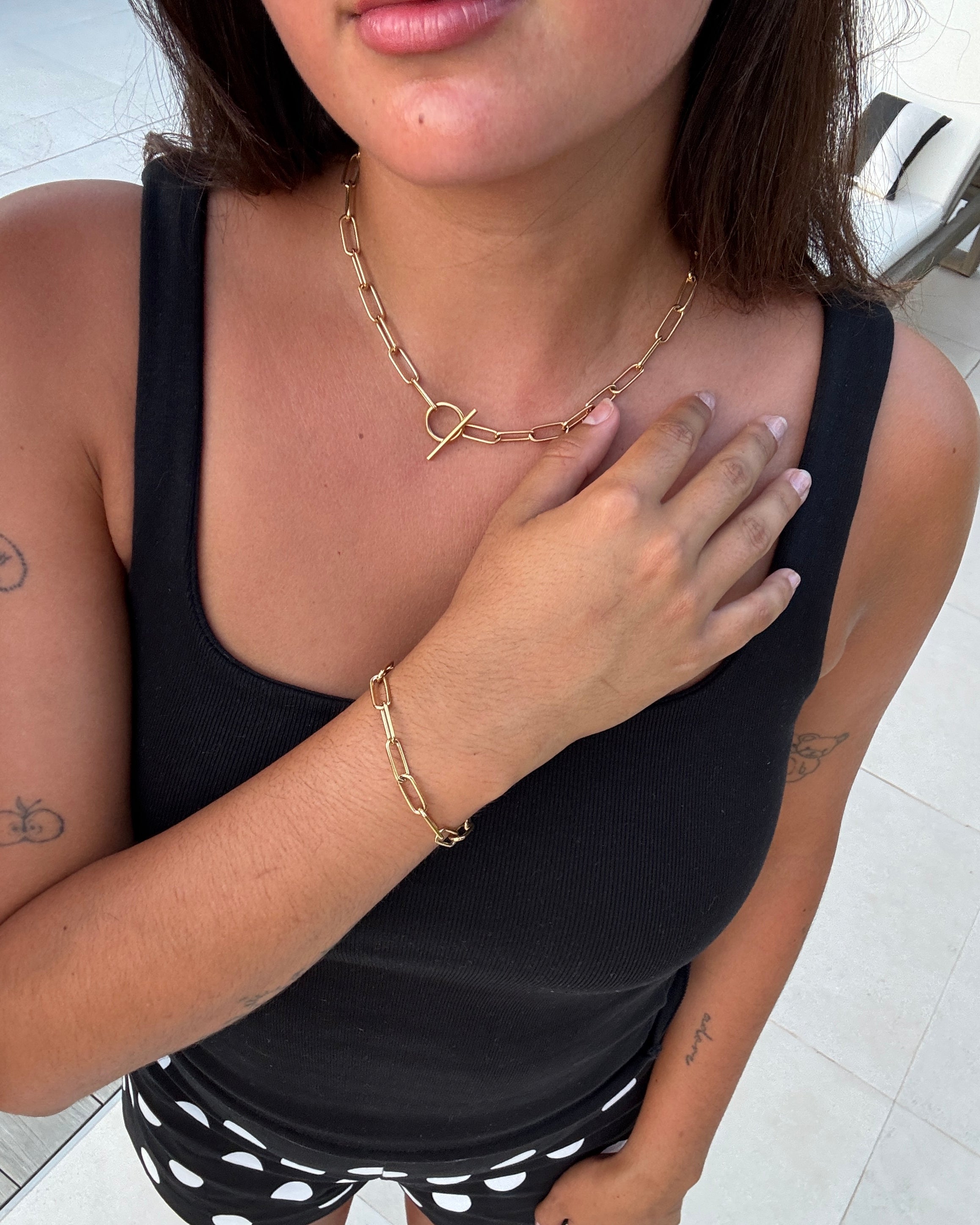 Golden Clip Wristchain
