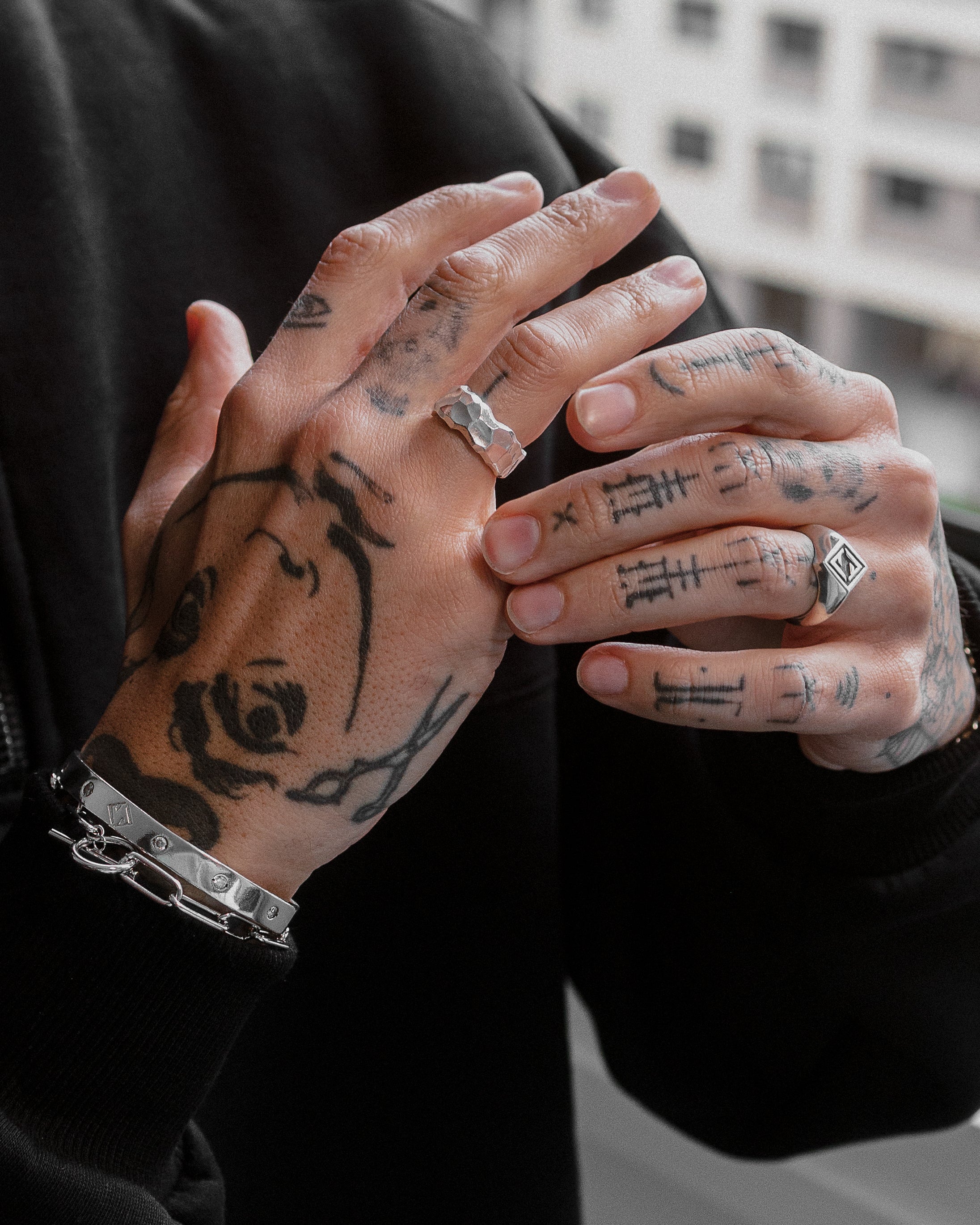Silver Rock Ring
