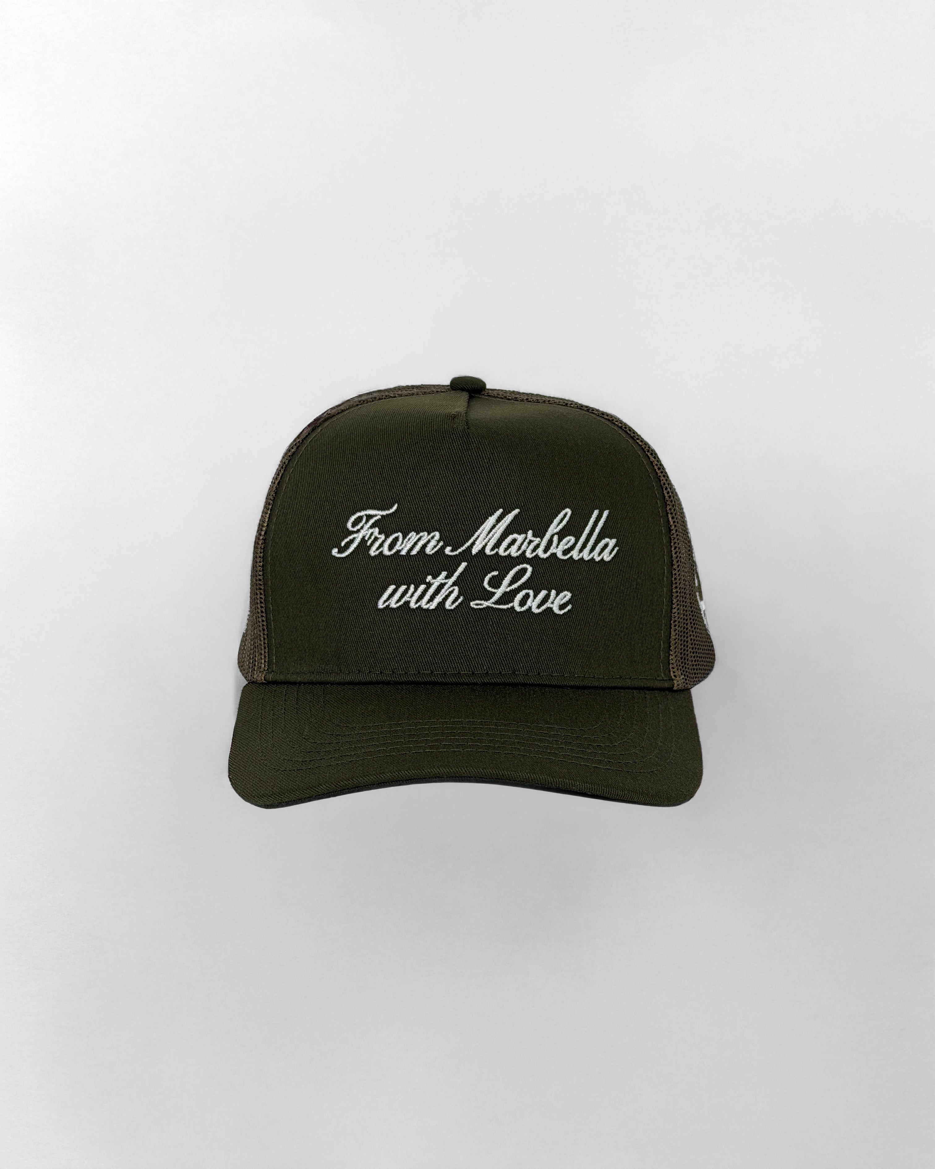 Marbella Olive Trucker Cap