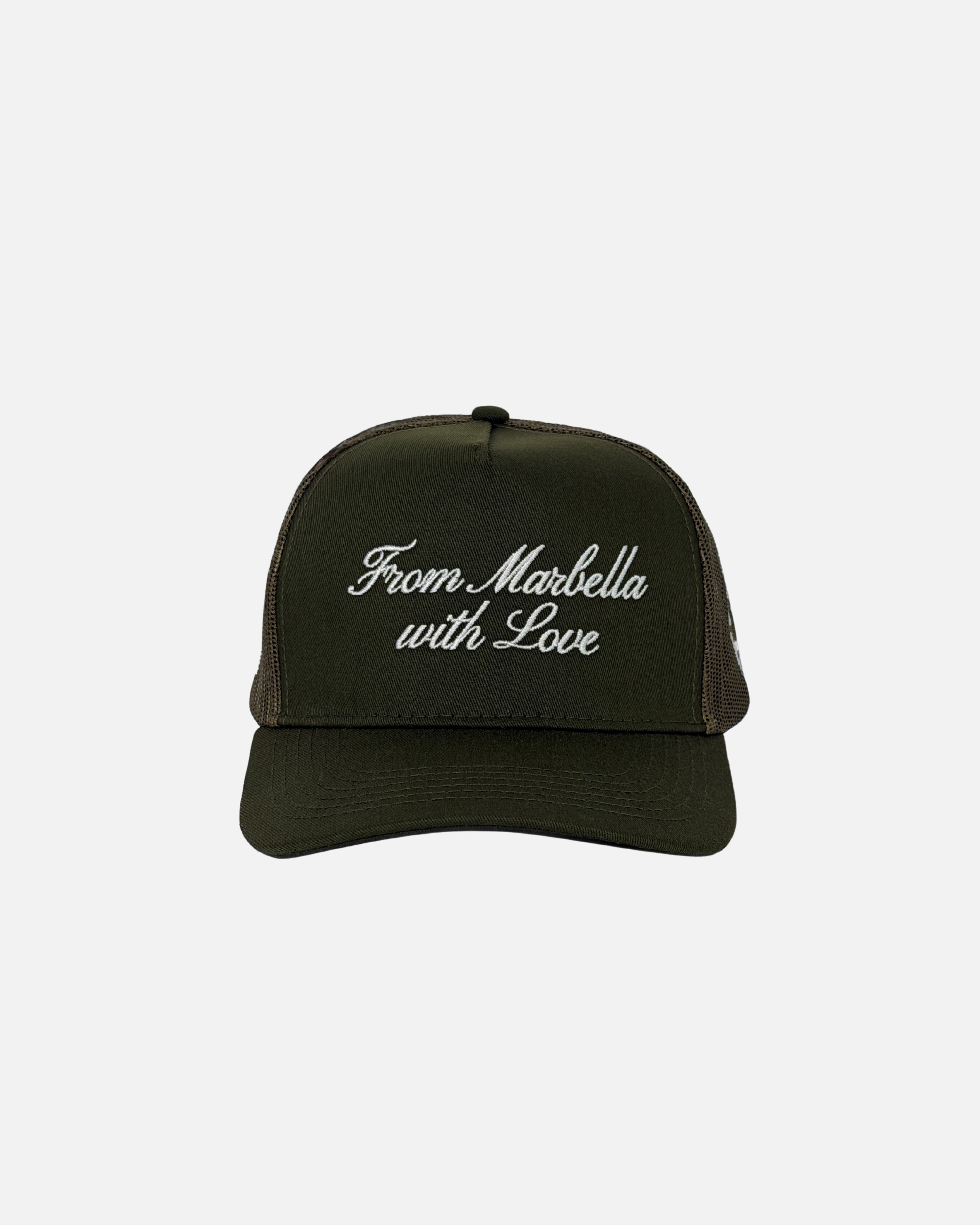 Marbella Olive Trucker Cap