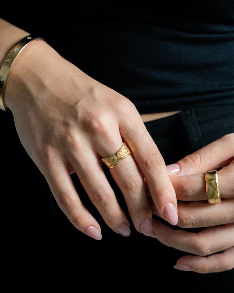 Golden Wings Ring