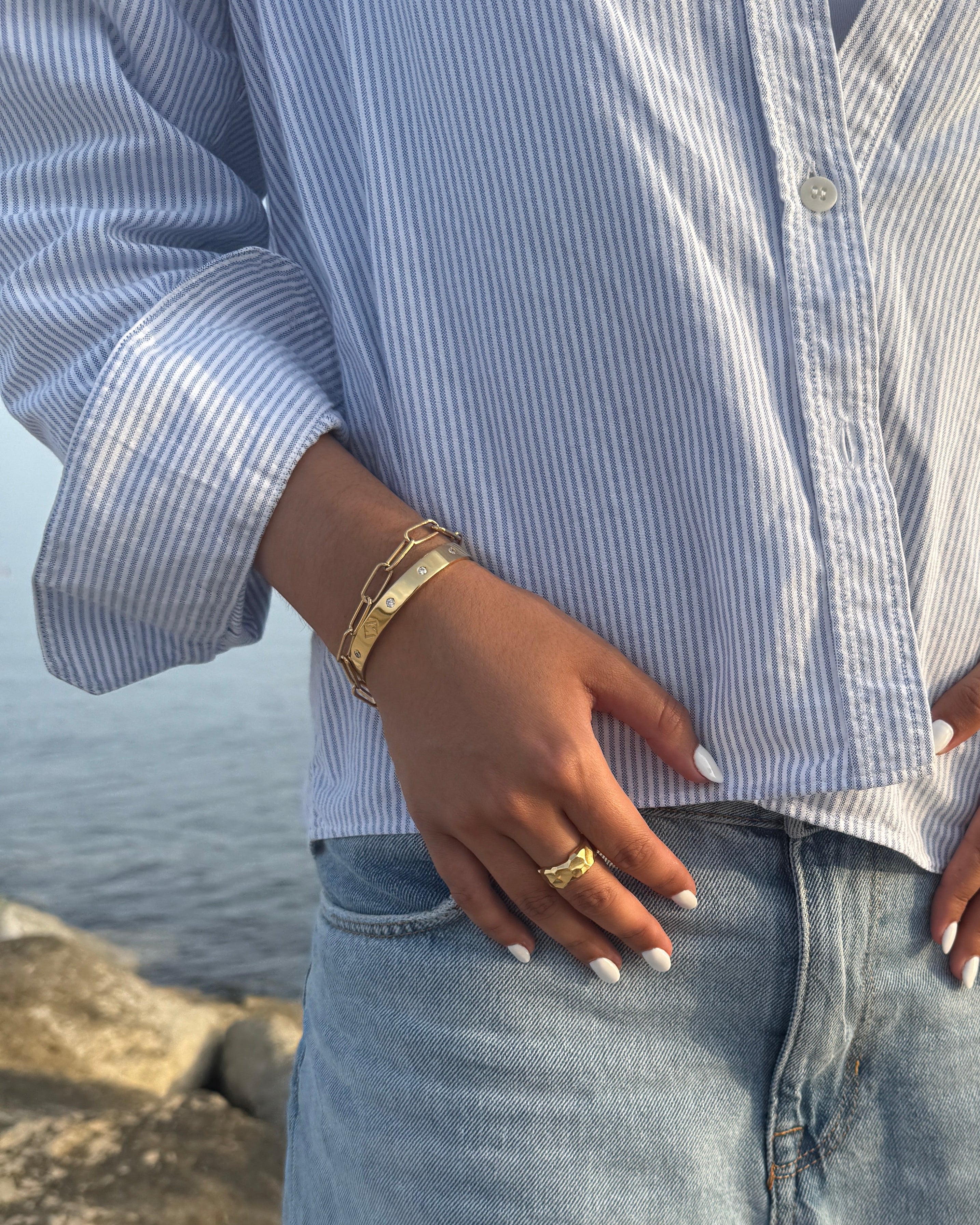 Golden Cuff Bracelet