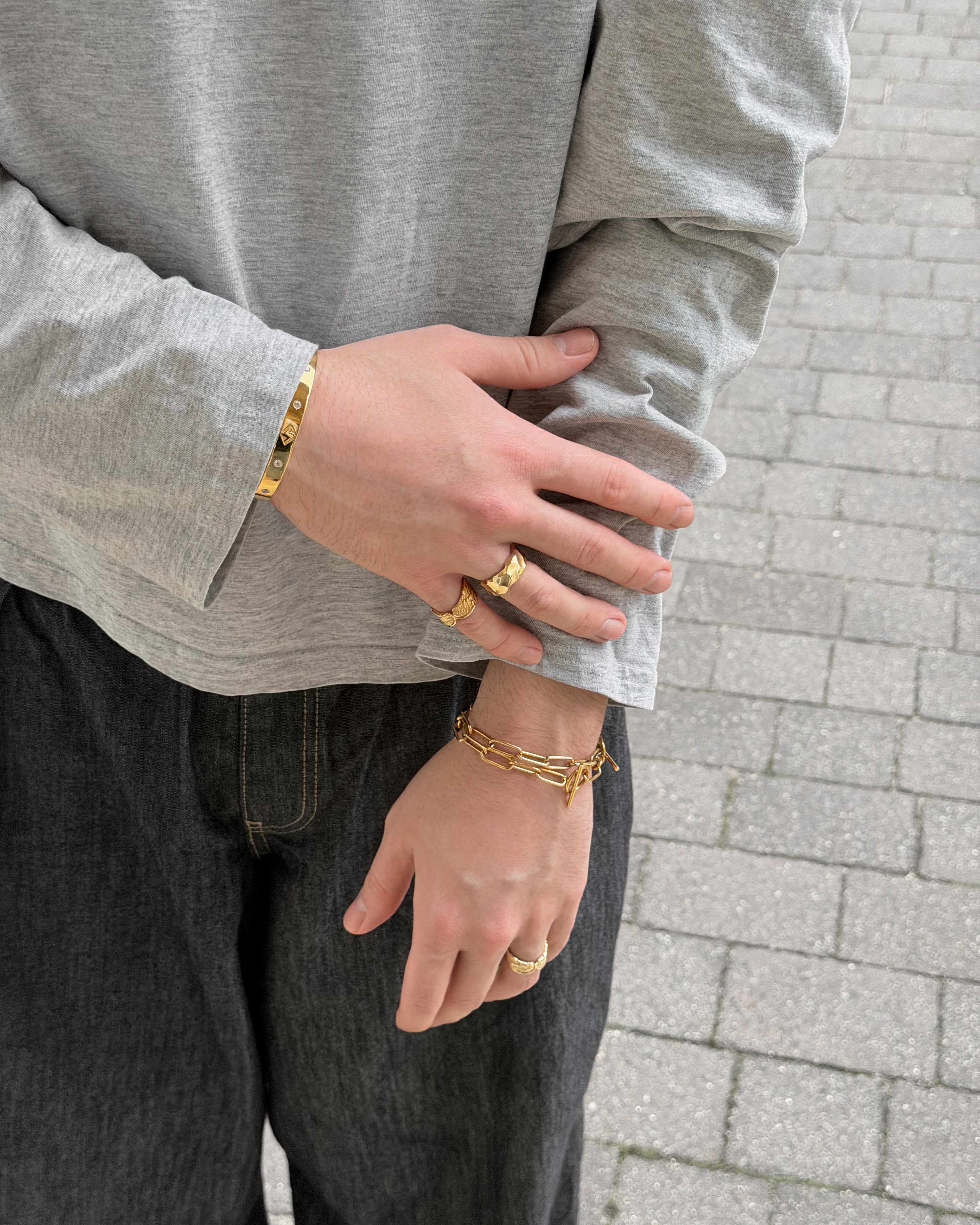 Golden Rock Ring