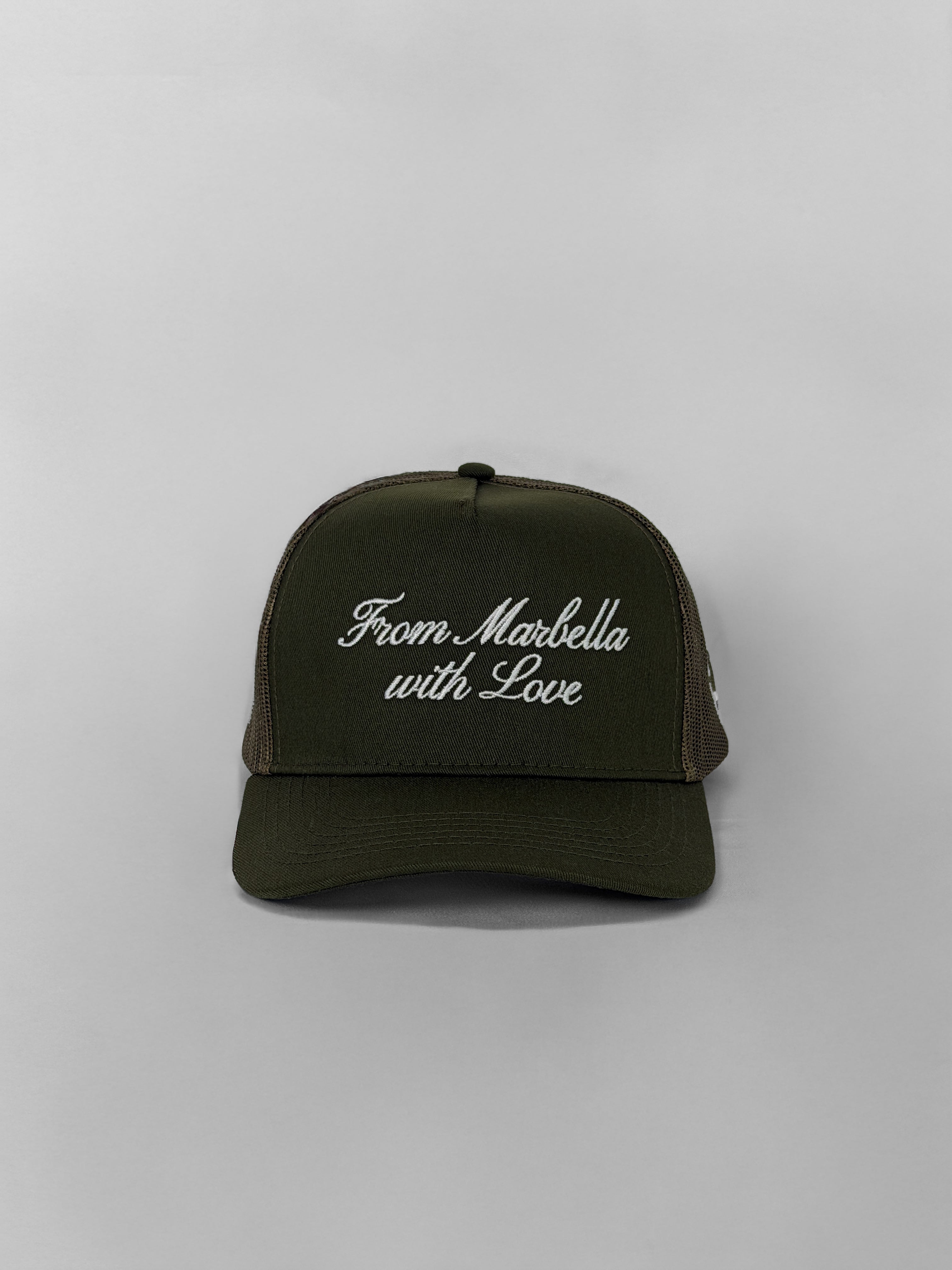 Marbella Khaki Trucker Cap